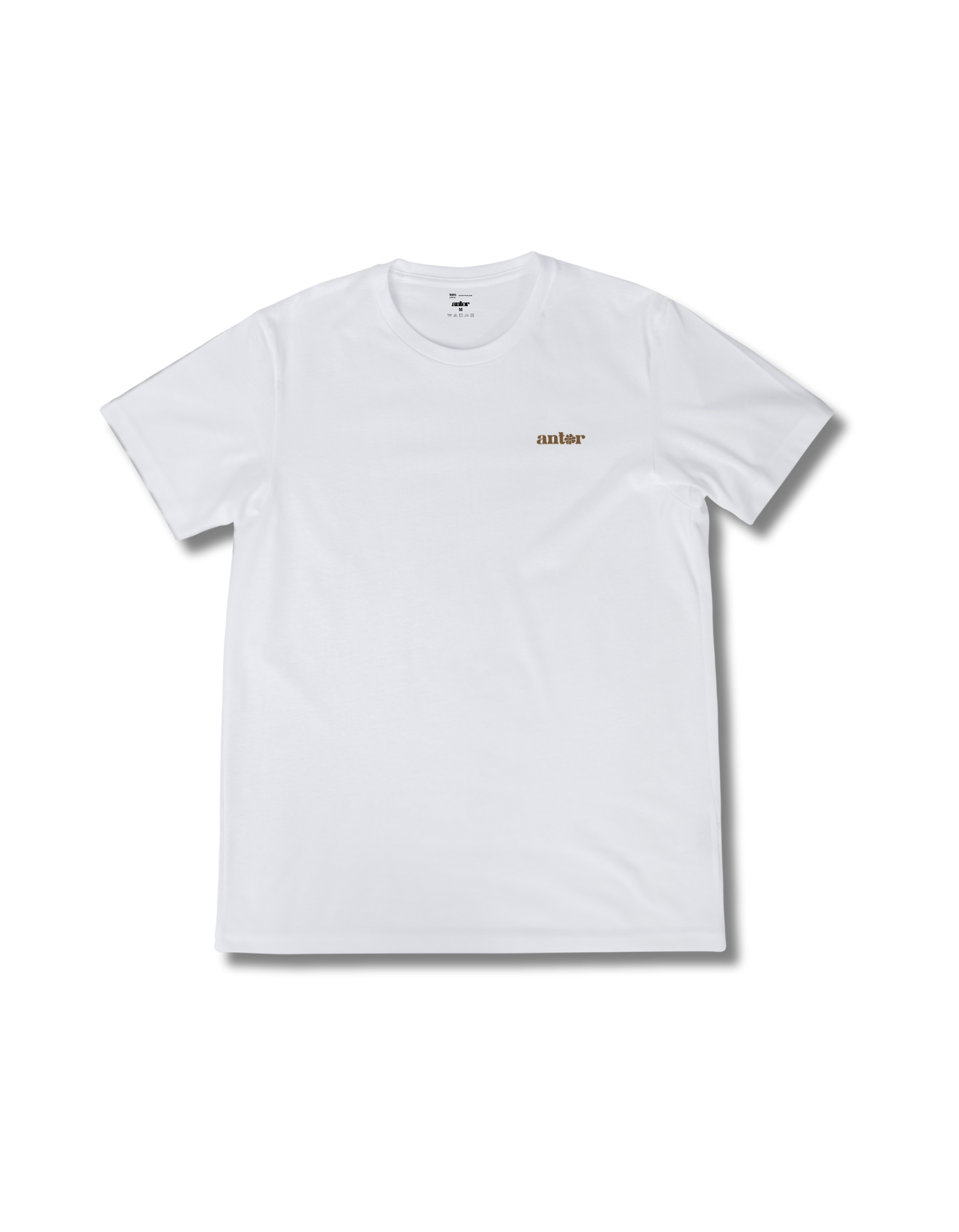 BROWN DAISY T-SHIRT WHITE
