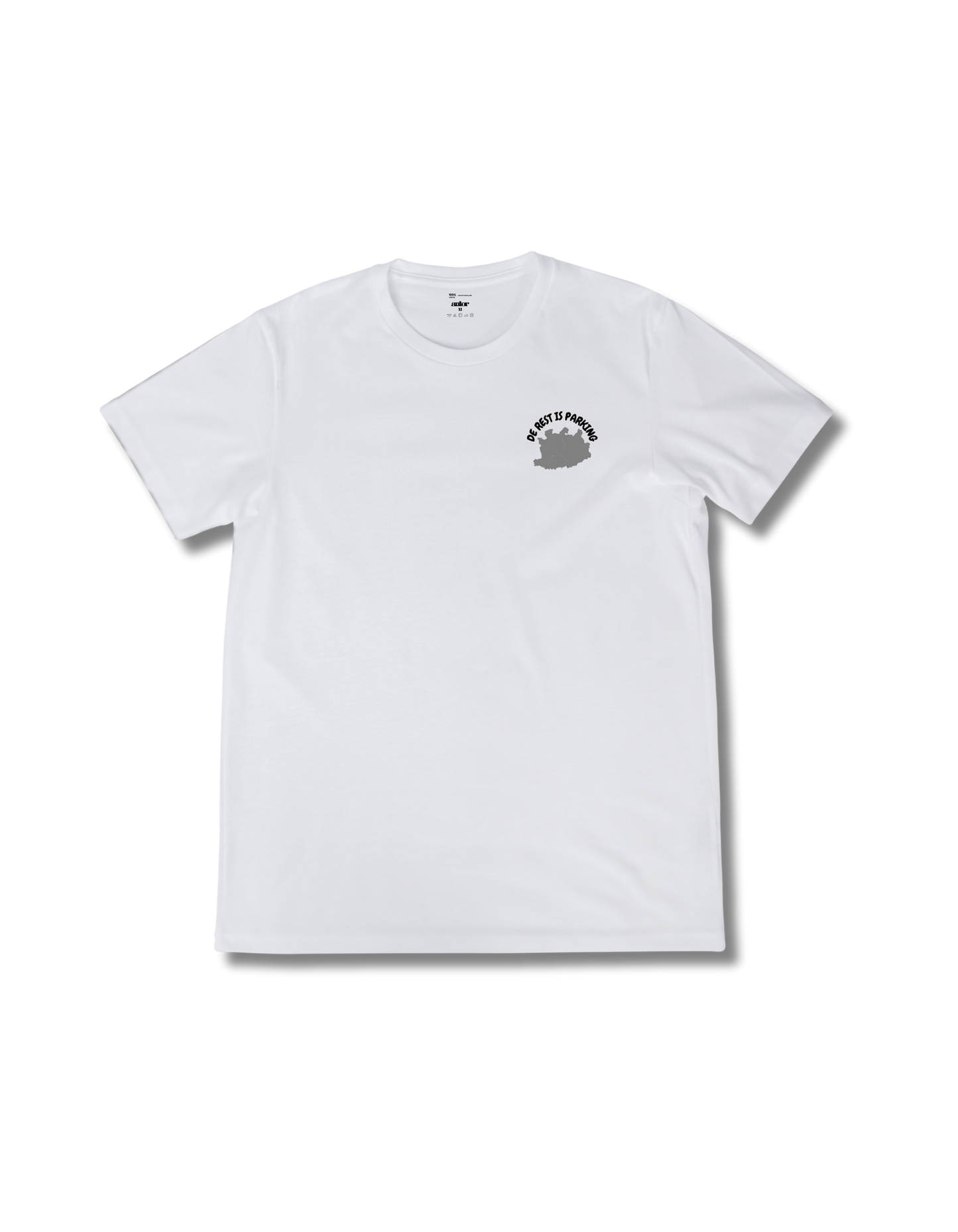 DE REST IS PARKING T-SHIRT WHITE
