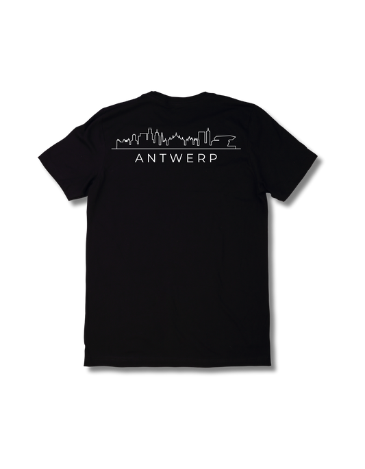ANTWERP SKYLINE T-SHIRT BLACK 3 COLORS